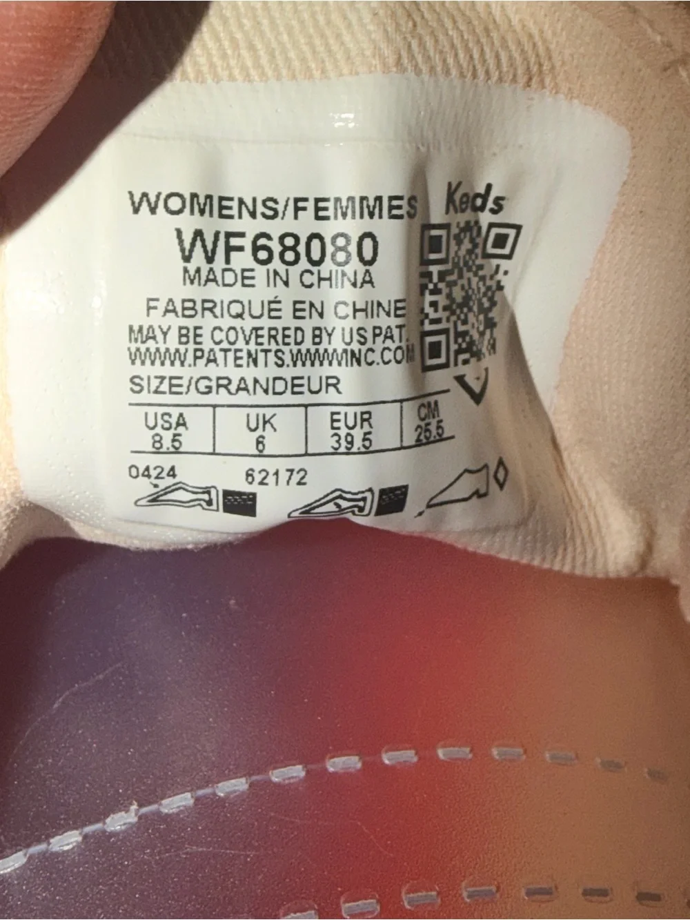 Keds champion toe